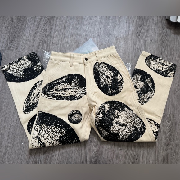 Mens Market Bitmap Carpenter Pants - Picture 9 of 13